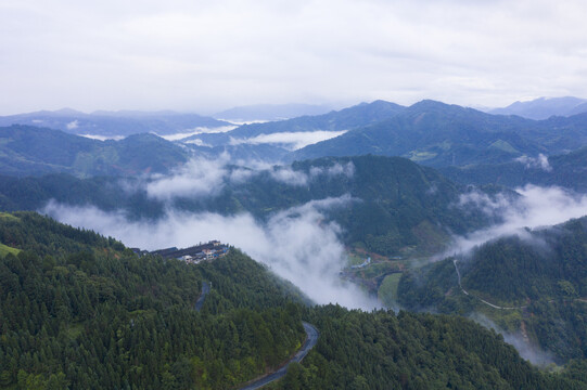 山区云海