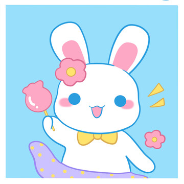兔兔小葵棒棒糖