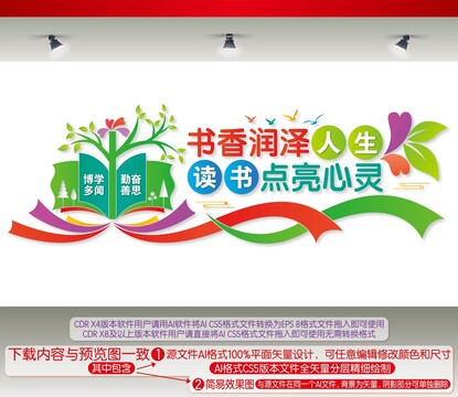 書香潤澤人生讀書點亮心靈