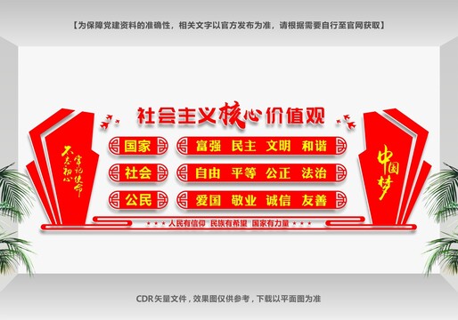 價(jià)值觀文化墻