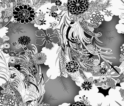 印花設(shè)計花朵