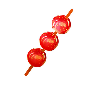 糖葫蘆插畫