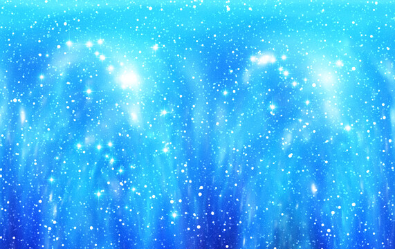 藍(lán)色唯美星空