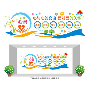心理輔導(dǎo)宣傳墻