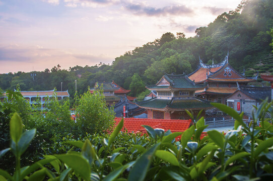 雪峰寺秋暮风光