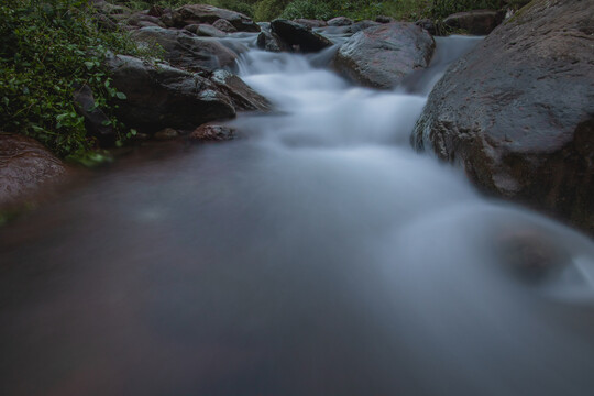 小溪流水慢门