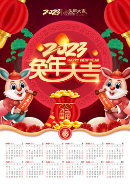 2023年掛歷