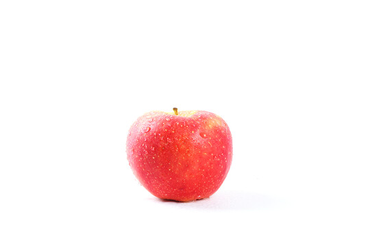 一个红色苹果