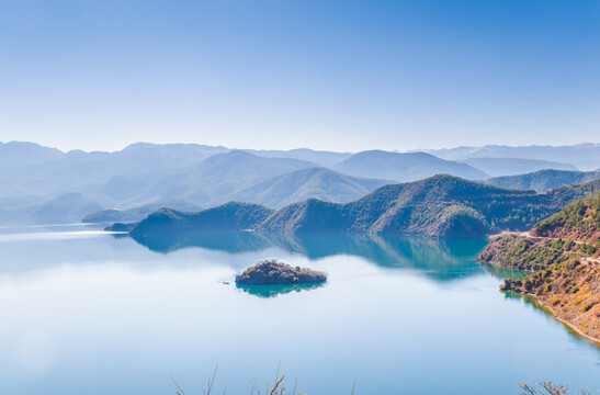 云南泸沽湖风光