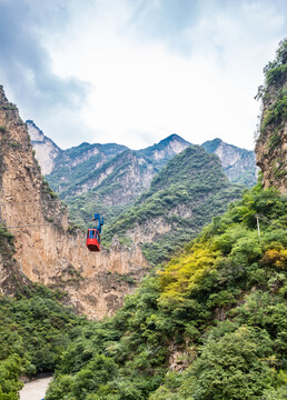 北京房山圣莲山的风景