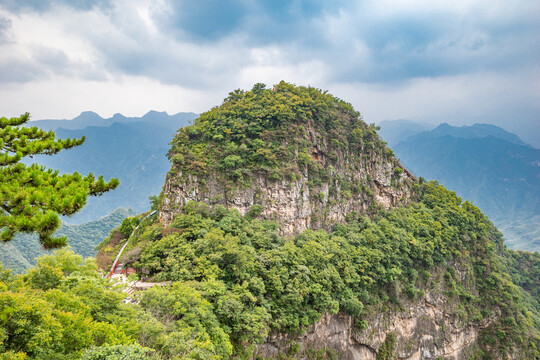 北京房山圣莲山的风景