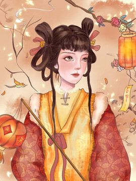 節(jié)日擬人春節(jié)吉祥