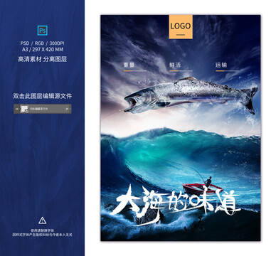 海魚海報