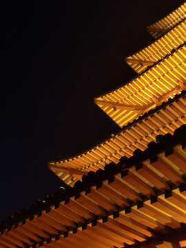 唐代结构木塔建筑