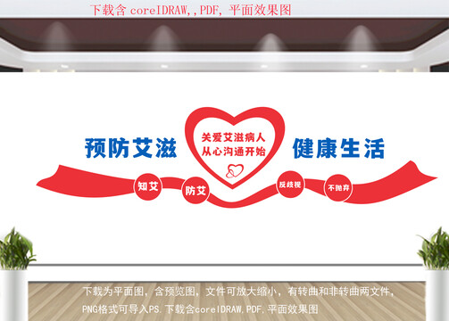 預(yù)防艾滋文化墻