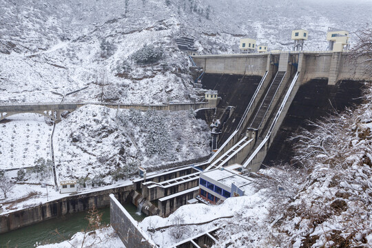 昭通昭阳区乐居乡渔洞水库大坝