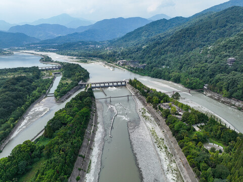 都江堰全景