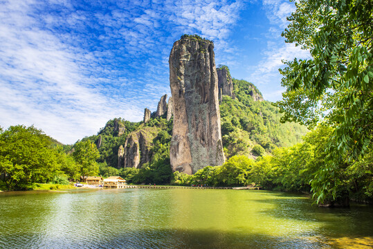 丽水缙云仙都地质公园鼎湖峰