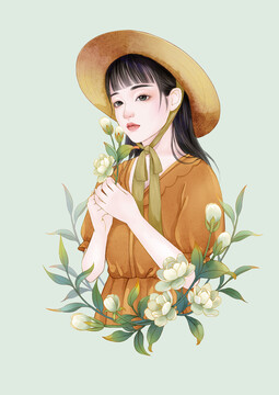 茉莉花少女