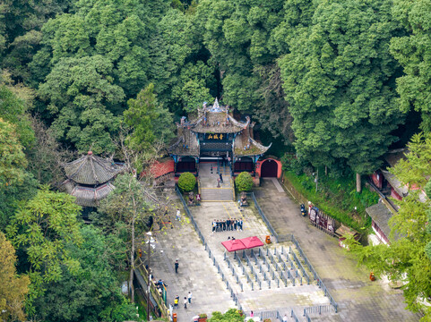 青城山景区大门山门