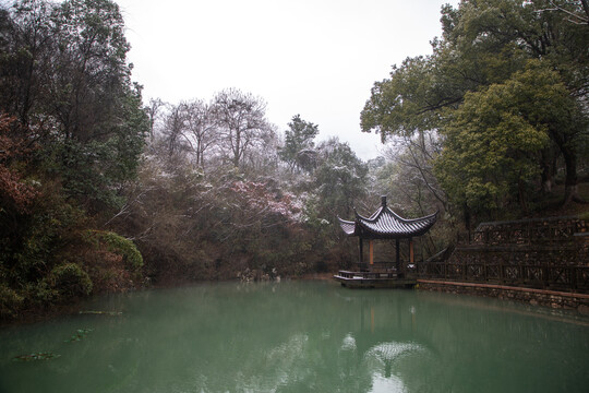 雪夜敬亭山