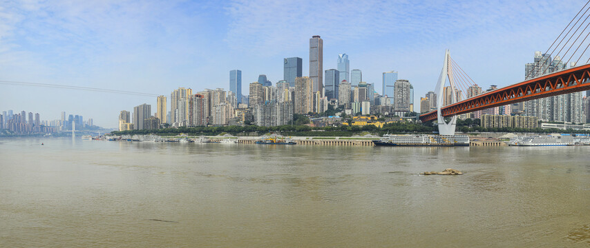 重庆渝中半岛全景