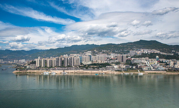 重庆奉节城市风光