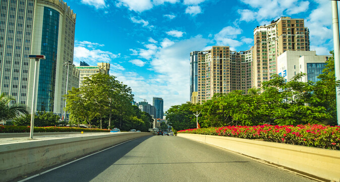 马路风景