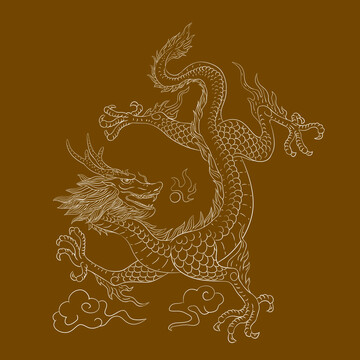 龍線稿