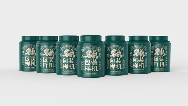 圓柱茶葉罐樣機