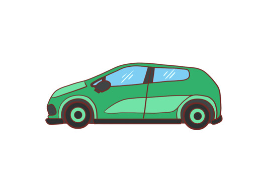 汽車轎車元素免摳
