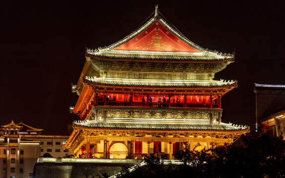 西安鼓楼夜景