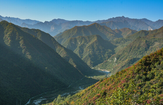 中国秦岭山脉