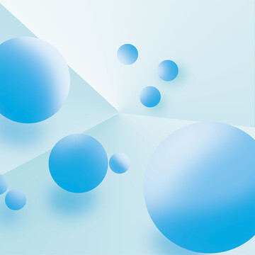 蓝色几何抽象背景设计