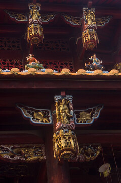 中式传统建筑装饰雕绘