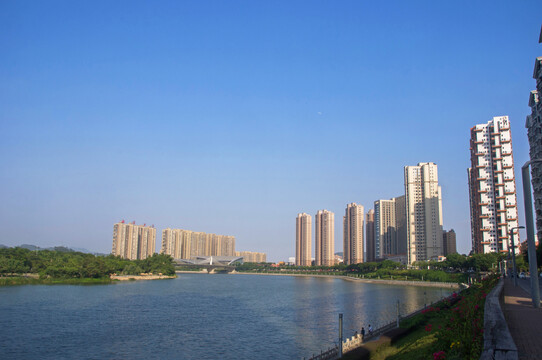 南安江滨城市风景