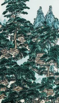 建筑裝飾畫