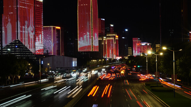 济南城市夜景