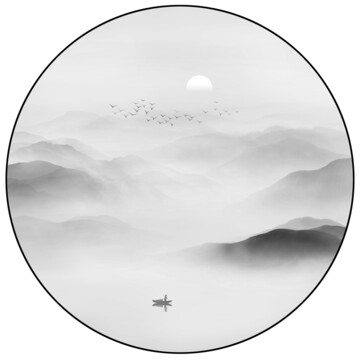 水墨山水畫