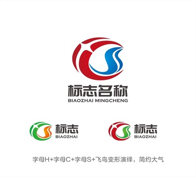 HCS字母LOGO