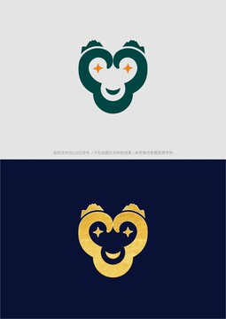 猴子孙悟空logo商标标志