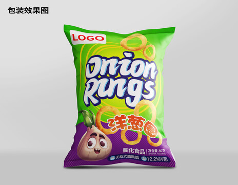 洋蔥圈零食包裝