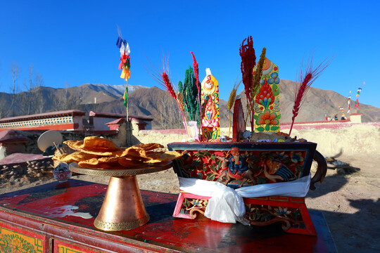 藏历新年西藏乡村习俗西藏祭祀