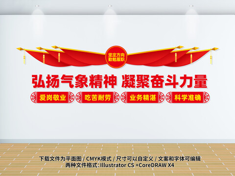 氣象工作精神文化墻