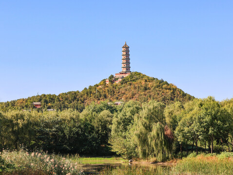 北京玉泉山玉峰塔