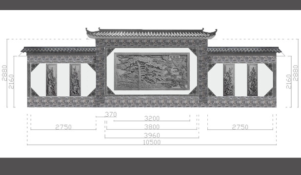 古建磚雕照壁影壁