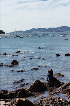 青岛海浪天空海岛