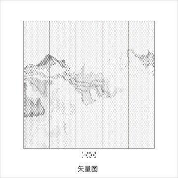 鏤空三角圖案