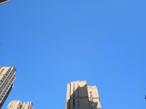 城市里的蓝天
