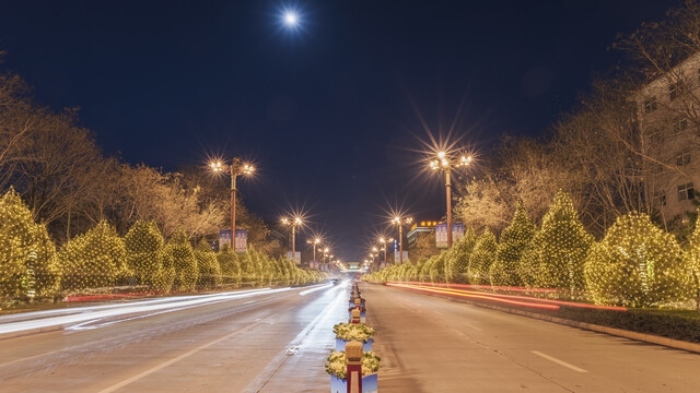 扶风夜景